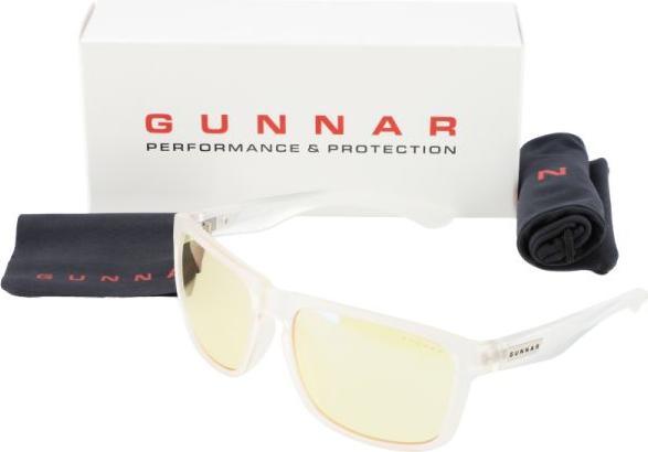 Actual product image Gunnar Gaming Glasses Intercept Frost Amber