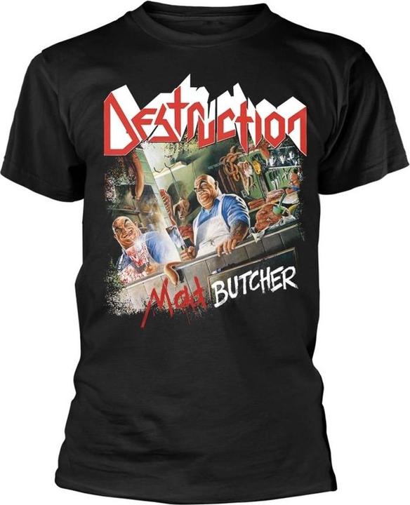 Universal Textiles Mad Butcher TShirt Rückseitiger Aufdruck