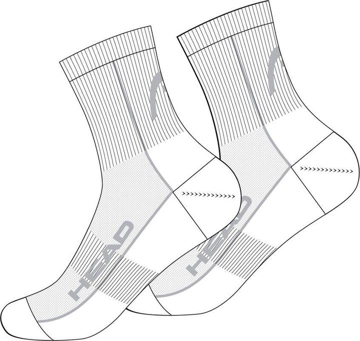 Head Socken Tennis 2 Stück Performacne Short Crew (39 - 42)