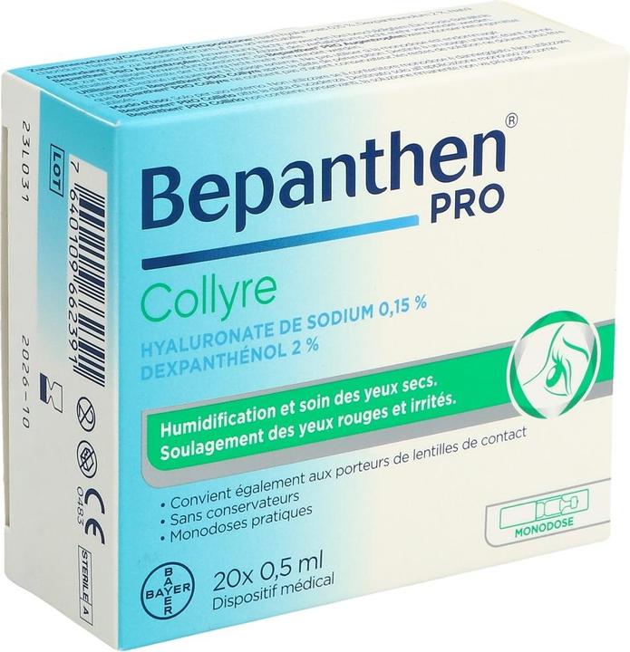 Actual product image Bepanthen PRO Eye drops (10 ml, 20 x 0.5 ml)