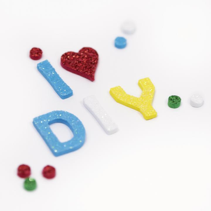 Actual product image Folia Foam rubber glitter