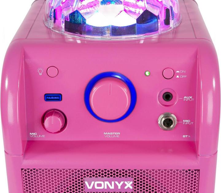 Actual product image Vonyx SBS50B Party Speaker pink (Active)