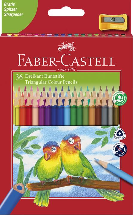 Immagine prodotto Faber-Castell 120536 pastello colorato 36 pezzo(i) (Multicolore, 36 x)