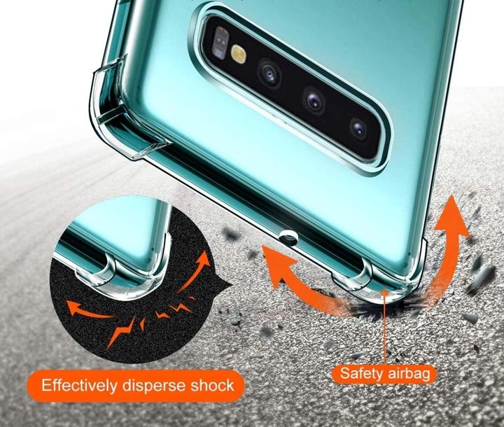 Produktbild Screenguard Samsung Galaxy S10+ Hülle Crystal Soft Airbag Bumper (Samsung Galaxy S10+)