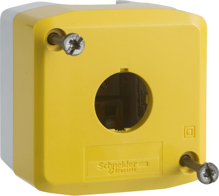 Produktbild Schneider Electric 1 Drucktaster-Gehäuse, leer, ohne Gitter, Pin und Kabelschuh