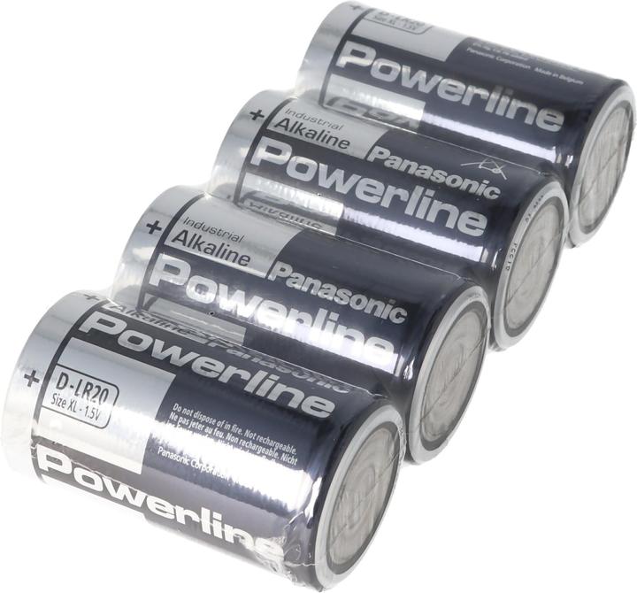 Actual product image Panasonic Batterie Powerline LR20 Mono in 4er Folie (4 pcs., D, 19760 mAh)