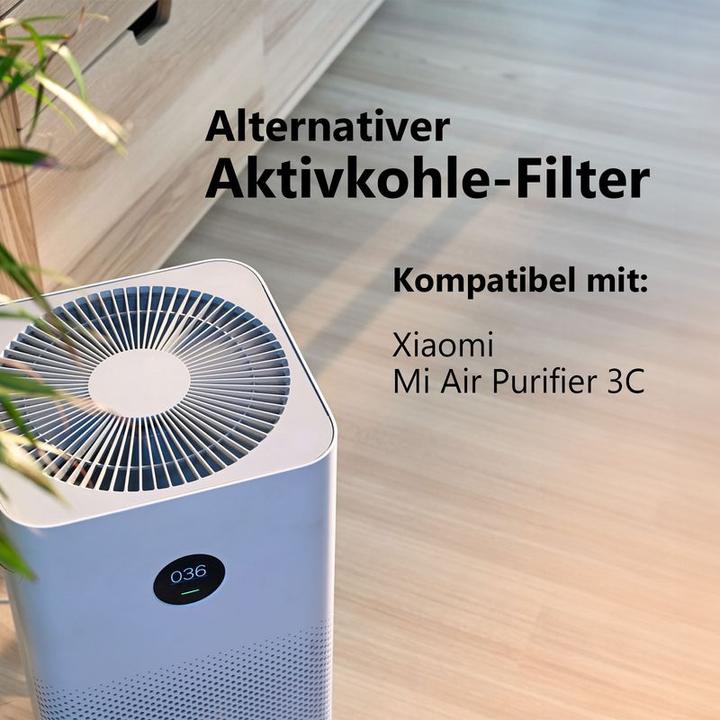 Image du produit Hermex Filtre à charbon actif alternatif pour Xiaomi Mi Air Purifier 3C (1 x)