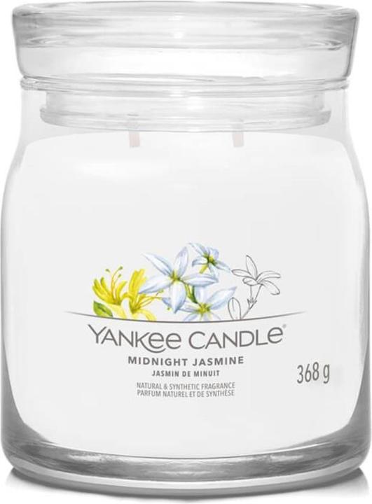 Actual product image Yankee Candle Duftkerze Midnight Jasmine Signature Medium Jar
