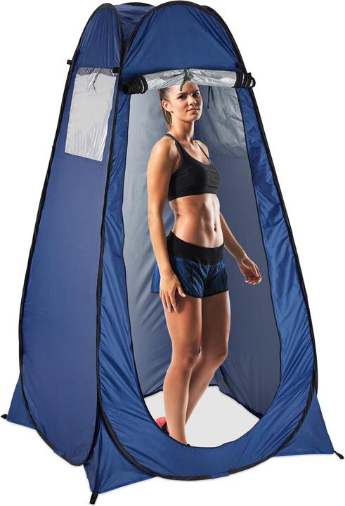 Produktbild Relaxdays Pop up (Strandzelt + Strandmuschel, 2 kg, 1 Person)