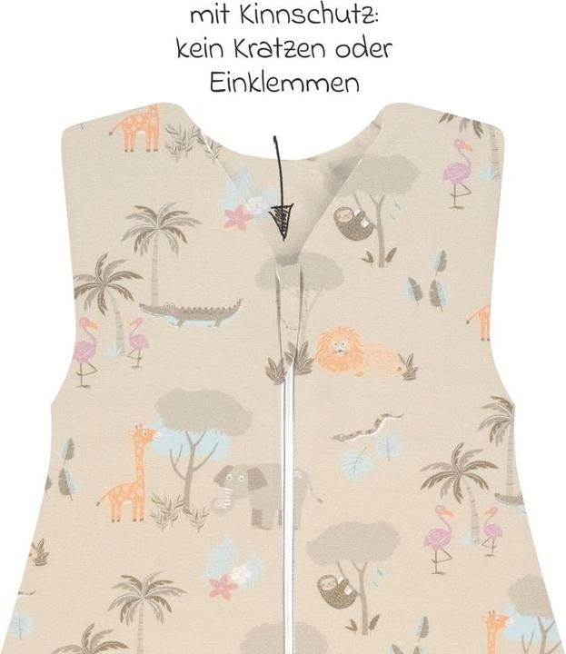 Actual product image Alvi Schlafsäcke Sleep-Overall - Jungle - Gr. 80 cm (70 cm, 2.5 TOG, All-season)