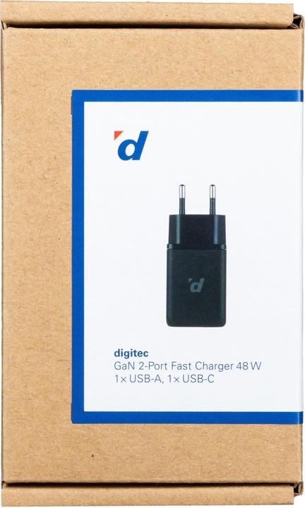 Image du produit Digitec GaN 2-Port Fast Charger (48 W)