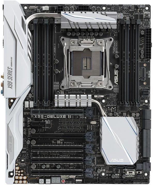 Produktbild ASUS X99 Deluxe II (LGA 2011-v3, Intel X99, ATX)