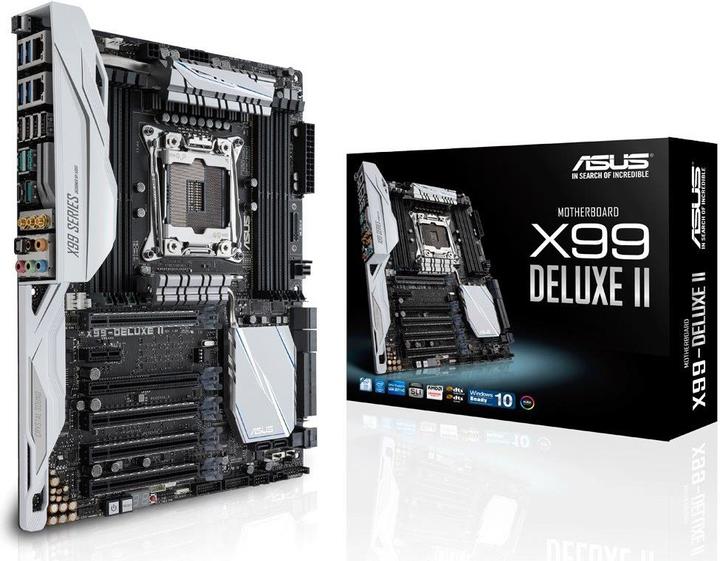 Produktbild ASUS X99 Deluxe II (LGA 2011-v3, Intel X99, ATX)