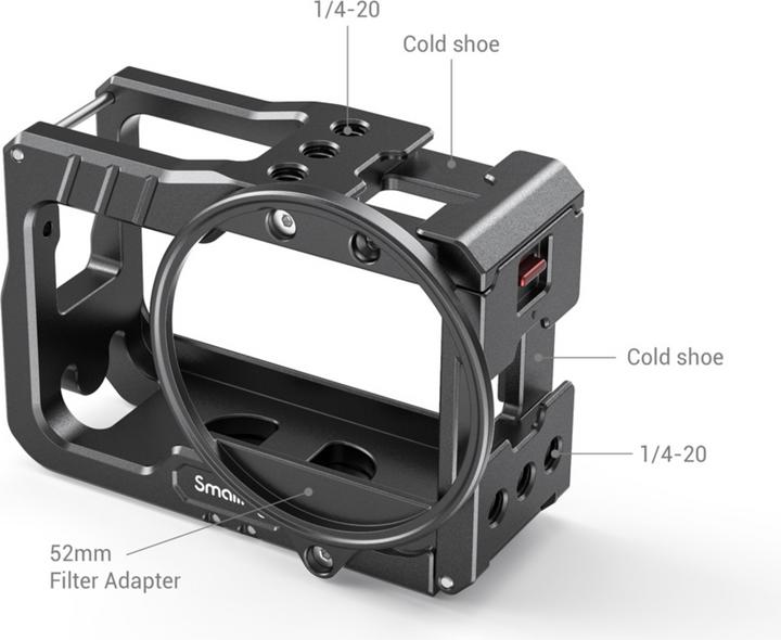 Actual product image SmallRig Vlogging Cage and 52mm Filter Adapter for Insta360 ONE R 4K Edition 2901 (Cage)