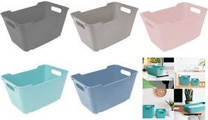 Actual product image keeeper Storage box ""lotta"", 6.0 litres, nordic-pink decorative lifestyle box for clearly organised (6 l)