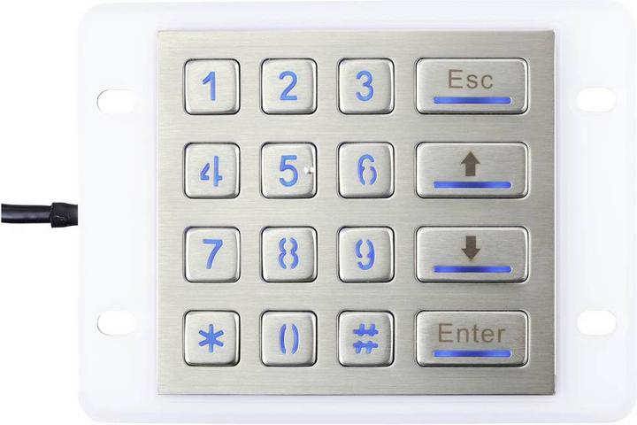Produktbild Renkforce RF-KP-500 USB Nummernblock IP68 Wasserdicht und staubgeschützt, Beleuc (US, Kabelgebunden)