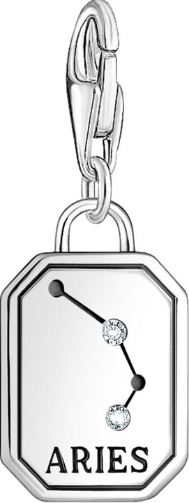 Produktbild Thomas Sabo Charm-Anhänger Sternzeichen Widder mit Steinen Silber (925er Silber)
