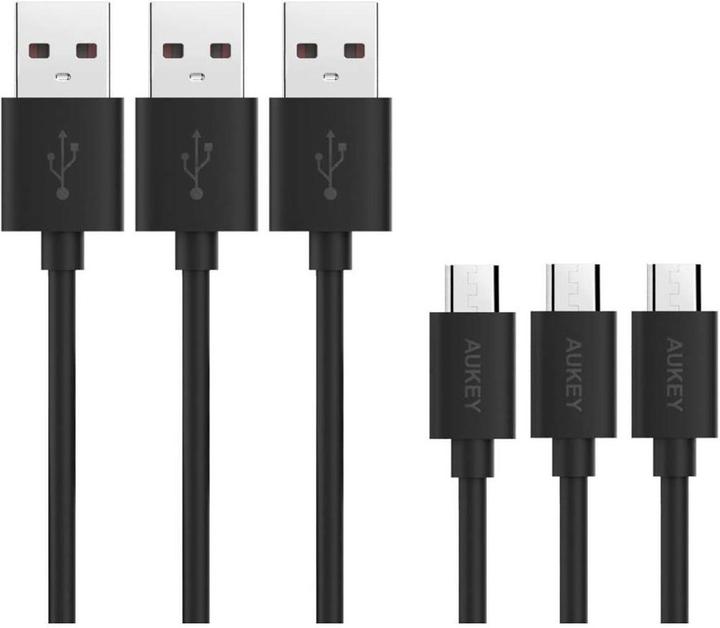 Produktbild Aukey USB 3er Pack (1.20 m, USB 2.0)