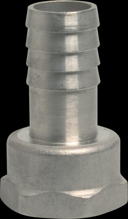 Produktbild Profec Schlauchtülle Edelstahl 316 3/4" x 19 mm Innengewinde x Schlauchtülle 50bar (Schlauchschelle)