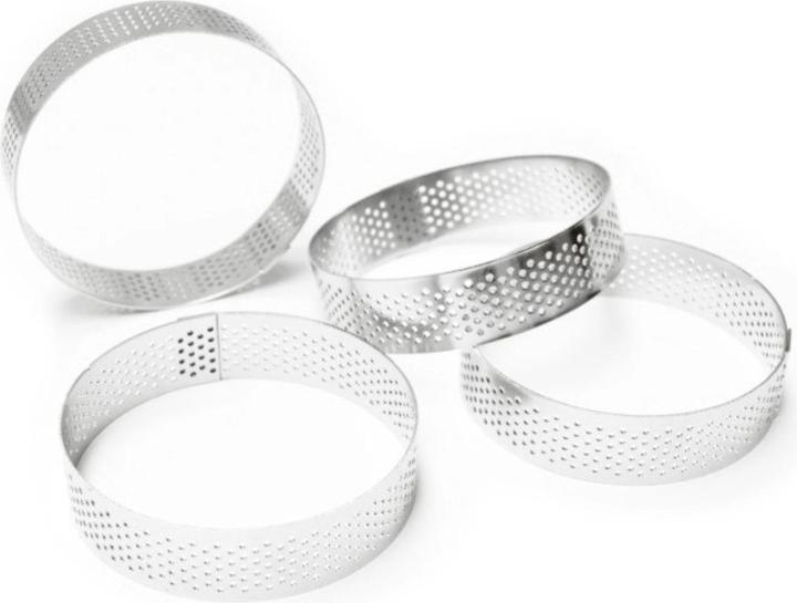 Produktbild ScrapCooking 4er Set Tortenringe perforiert rund 8cm (8 cm)