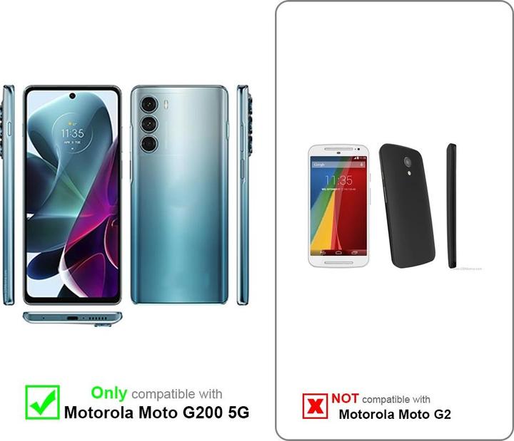 Produktbild Cadorabo Universale Schutzhülle Tasche mit Gürtelclip (Motorola Moto G200 5G)