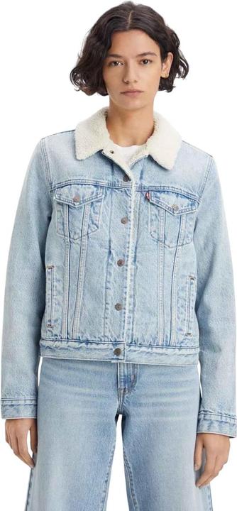 Actual product image Levis Womens/Ladies Original Sherpa Trucker Jacket (32)