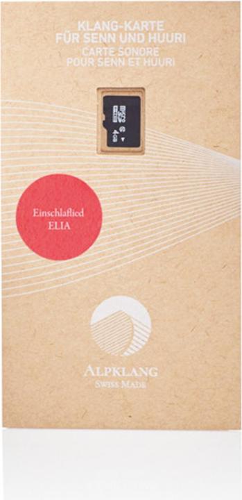 Actual product image Alpklang Sound card with lullaby ELIA