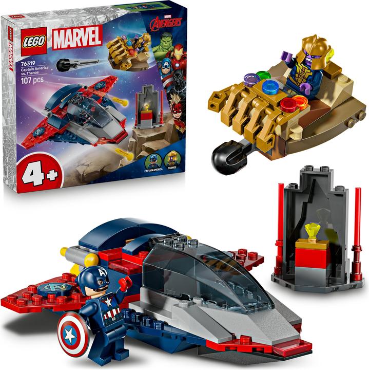 Actual product image LEGO Captain America vs. Thanos (76319, LEGO Super Mario)