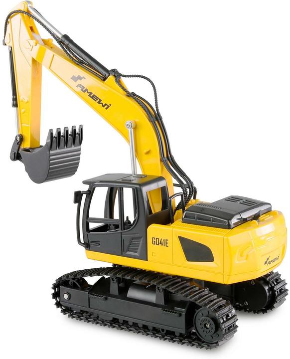 Produktbild Amewi 2-in-1 Tieflader/Bagger-Set G836E/G041E 1:24 RTR (RTR Ready-to-Run)