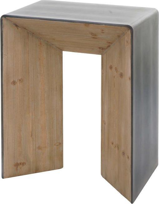 Produktbild Mendler Konsolentisch HWC-L76, Industrial Holz MVG, 80x60x40cm natur mit Metall-Optik (80 x 60 x 40 cm)