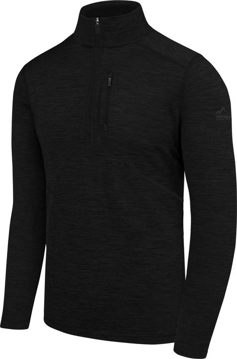 Actual product image Normani Men's merino long sleeve with 1/4 zip "Mildura" - 9131 (M)