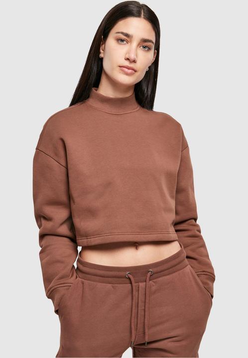 Actual product image Urban Classics Ladies Cropped Oversized Sweat High Neck Crew - 14225 (3XL)