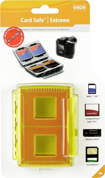 Actual product image Gepe Memory card protector (Memory card cover)