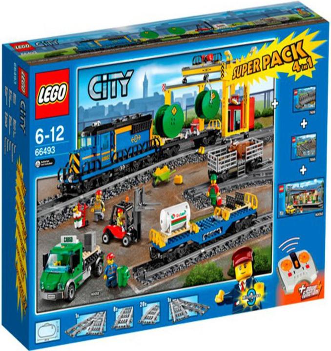 Produktbild LEGO Güterzug Value Pack 4in1 (66493, LEGO City)