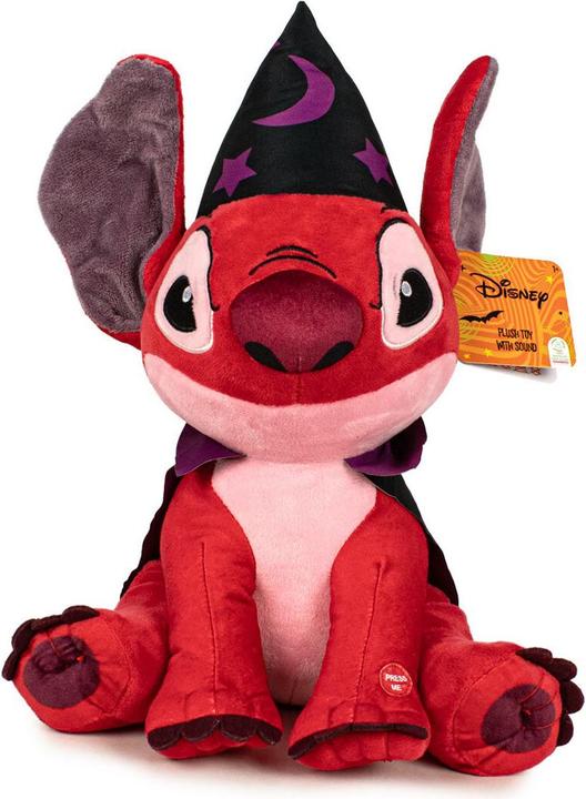 Actual product image Disney Peluche Halloween Stitch/Leroy/Angel con Suono 28cm (28 cm)