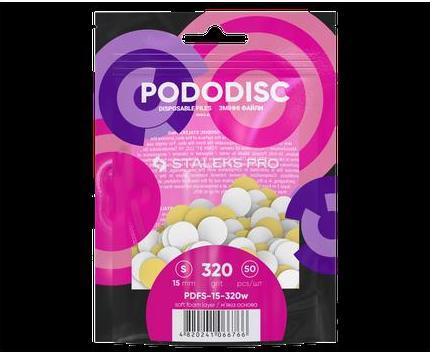 Produktbild Staleks Pododisc Podopads Soft Small 320 Grit 50 Pieces (Fussbad)
