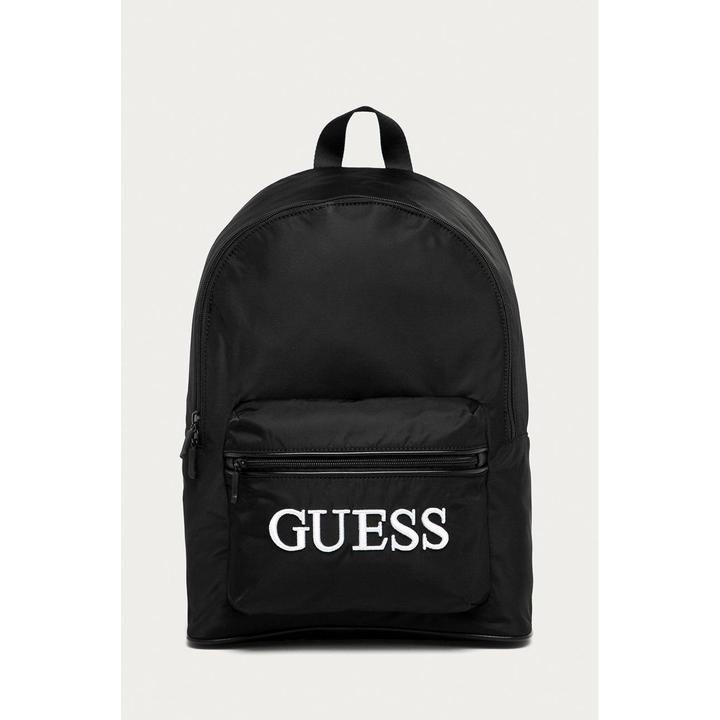 Actual product image Guess Quatro, Textile Backpack, Black, HMQUAR P0405, For Men, 16/31 x 42 x