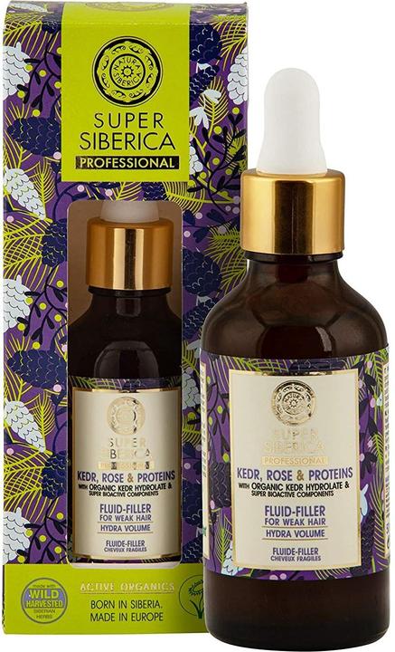Natura Siberica Pino Rosa y Proteinas Fluido Capilar Cabello Debil 400ml (50 ml)