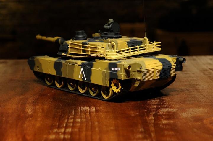 Actual product image Es-toys Heng Long RC Tank U.S. M1A2 Abrams (RTR Ready-to-Run)