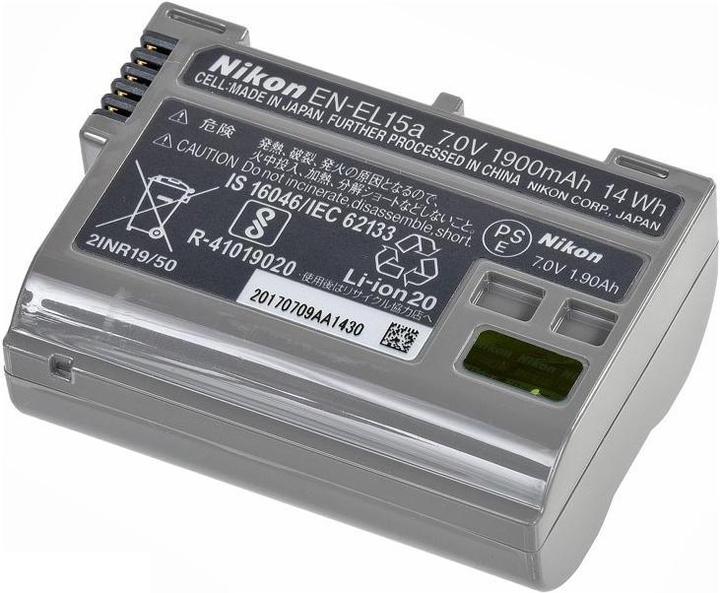 Actual product image Nikon EN-EL15a lithium-ion battery (Camera battery)