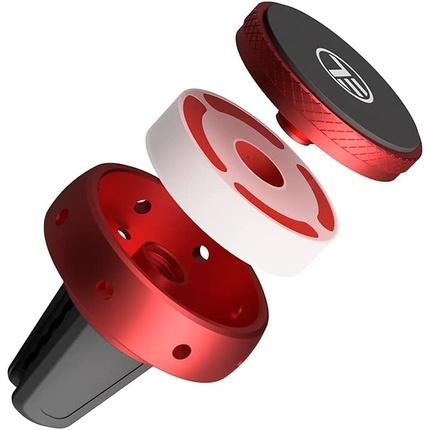 Actual product image Tellur FreshDot Car Phone Holder Magnetic, Fragrance Kit Bubble Gum, Air Vent mount red