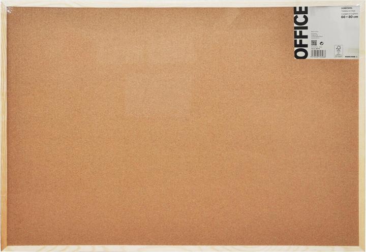 Actual product image Office Corkboard (Bulletin board, 80 x 60 cm)