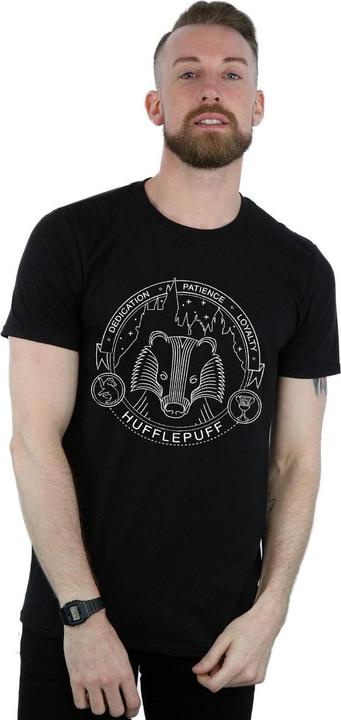 Immagine prodotto Maglietta uomo Hufflepuff Seal in cotone (XL)
