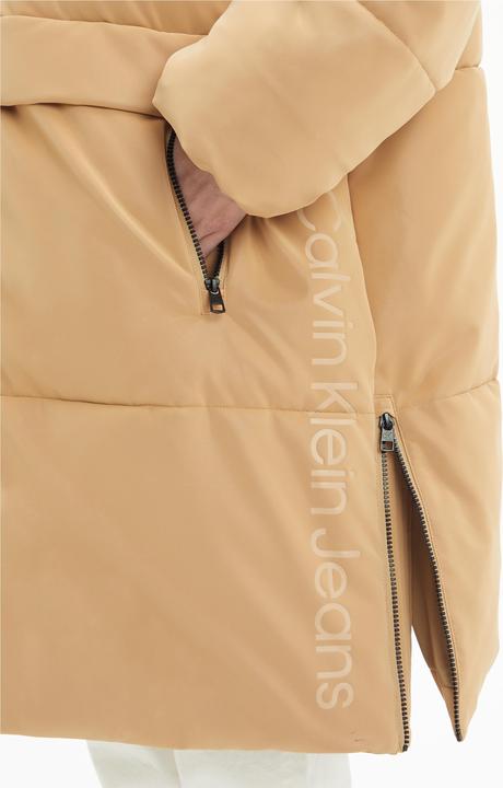 Actual product image Calvin Klein Jeans faux suede oversized puffer down coat - 102457 (L)