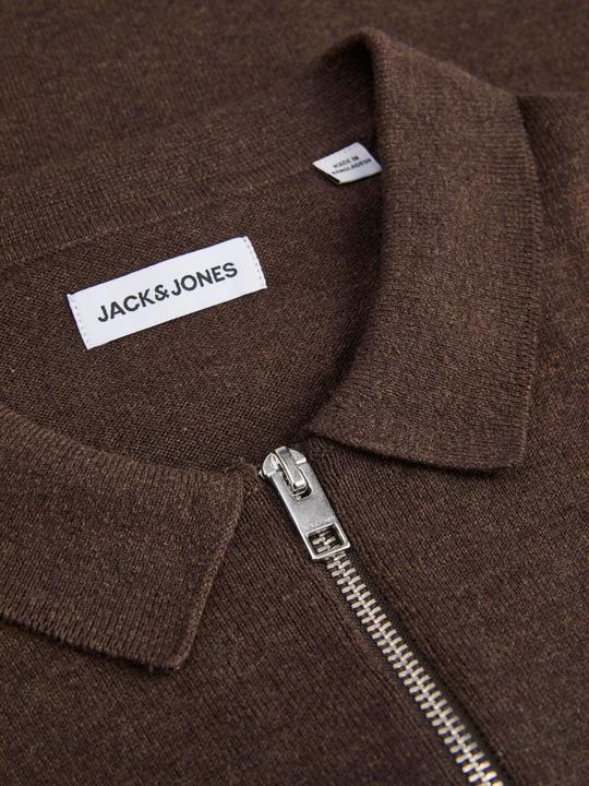 Actual product image Jack & Jones Jjeemil Knit Polo Half Zip Ls Noos (XL)