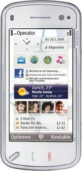 Produktbild Nokia N97 - Multilingual QWERTZ - White (32 GB, 3.50", 5 Mpx, 3G)