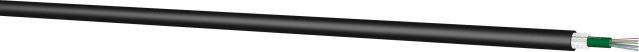 Image du produit Draka Câble extérieur à fibres optiques A-DQ(ZN)B2Y 12 E9 OS2 Monomode O CT D DA PE 3KN 12 SM2D 1