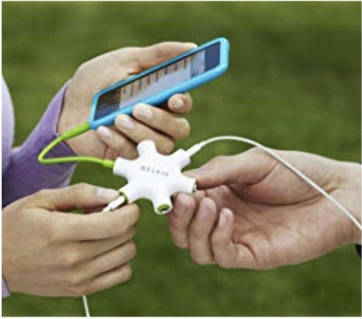 Actual product image Belkin Rockstar 5x Jack Distributor (Headphone Splitter)