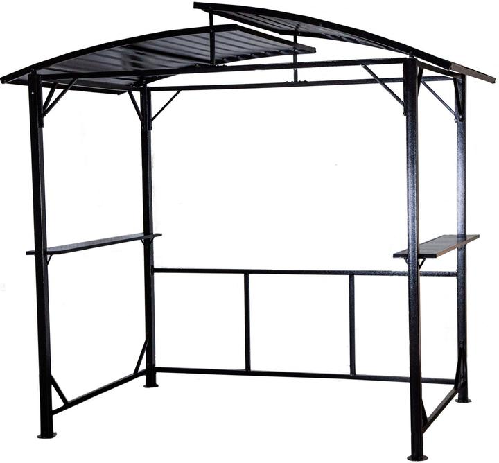 Grillfürst Premium Grillpavillon aus Stahl mit wetterfestem Metalldach (248 cm, 156 cm)