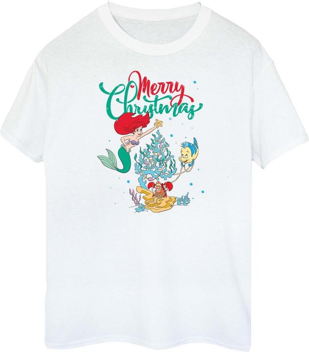 Disney Princess Ariel Merry Christmas TShirt (XXL)